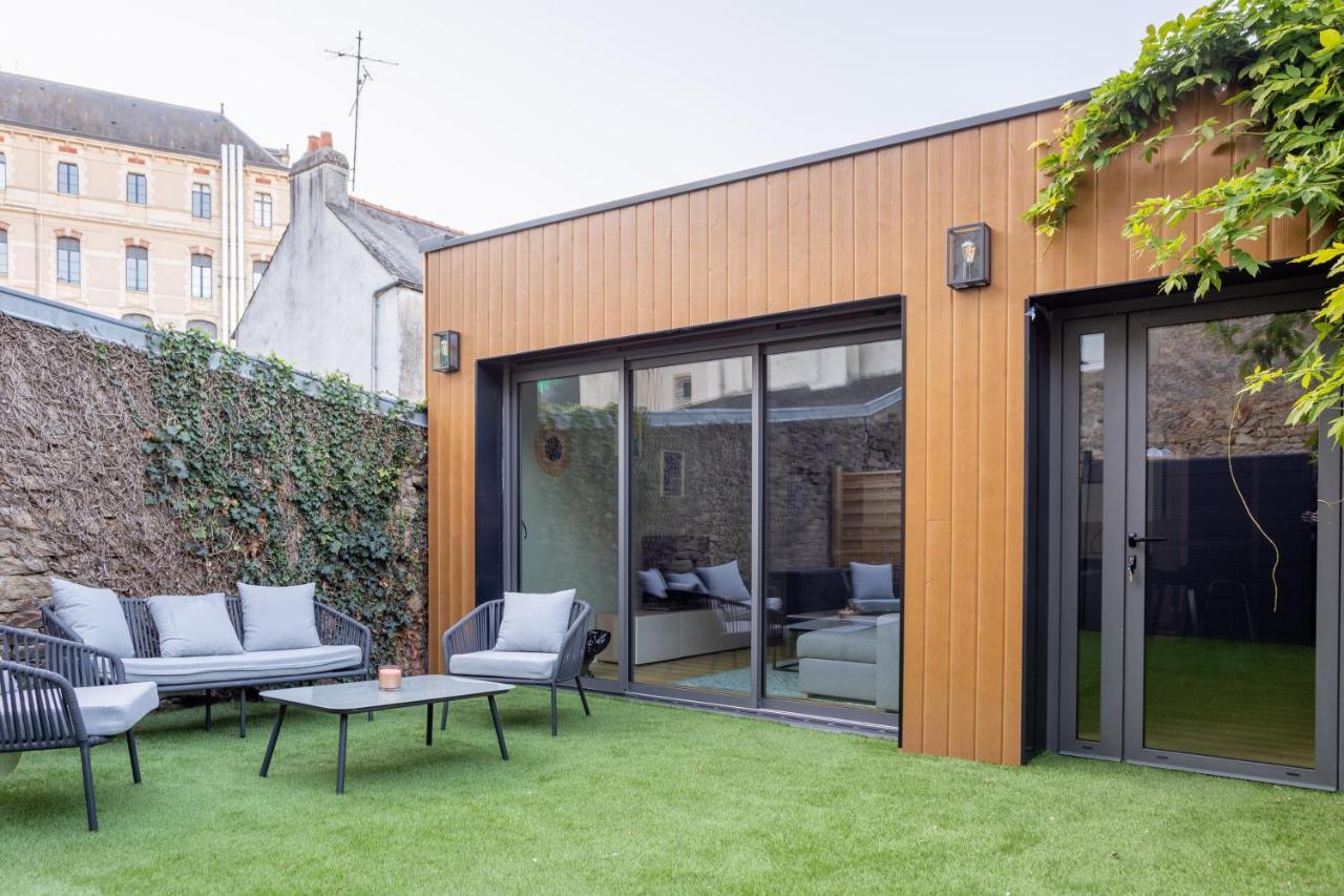 Atypique Coeur De Vannes Avec Jardin Exterior foto